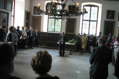 Empfang im Friedenssaal des Rathauses Osnabrück durch Oberbürgermeister Fip