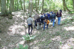 Die Mittagspause auf der Schwedenschanze will durch einen weiteren Aufstieg verdient sein