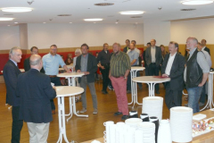 Empfang im Keller des Leibnizhauses durch den Präsidenten des Niedersächsischen Landesamtes für Denkmalpflege Stefan Winghart