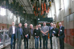 Die Referenten der wissenschaftlichen Tagung mit den örtlichen Organisatoren Michael Geschwinde (2. v. l.), Lothar Klappauf und Katharina Malek (beide Mitte)