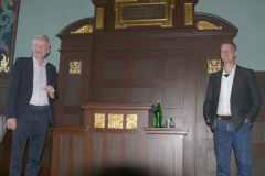 Öffentlicher Abendvortrag zur Eisenzeit in Niedersachsen von Jochen Brandt (re.)