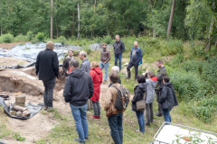 Abschließend geht es zur neuen Grabung in der frühmittelalterlichen Siedlung von Liebenau