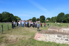 auf der Burganlage in Stotel