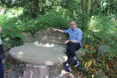 im Garten des Allmers-Hauses in Rechtenfleth