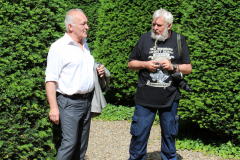 im Garten des Allmers-Hauses in Rechtenfleth