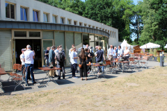 Pausengespräch während der Tagung
