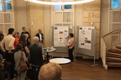 Posterpräsentation während der Tagung