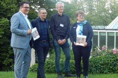 Landrat Tobias Heilmann, Dr. Jan Kegler, Dr. Ingo Eichfeld, Kreisräten Ute Spieler