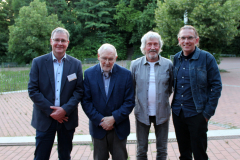 drei Generationen Osnabrücker Archäologie mit dem Vorsitzenden der AK